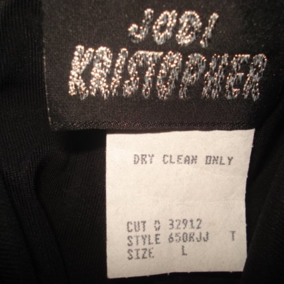 NWT Jodi Kristopher Black stretch Maxi w/side slit - Picture 2 of 3